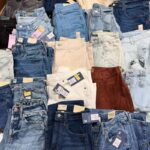 Mixed Brand Jeans Wholesale Pallet — 500 Pieces, Grade A, Levis Diesel Wrangler
