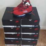 Authentic Jordan sneakers pallets